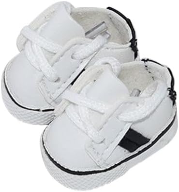 Compatible with Labubu Doll Shoes for 17cm Doll,Shoes Used for Labubu Accessories (YD-White)
