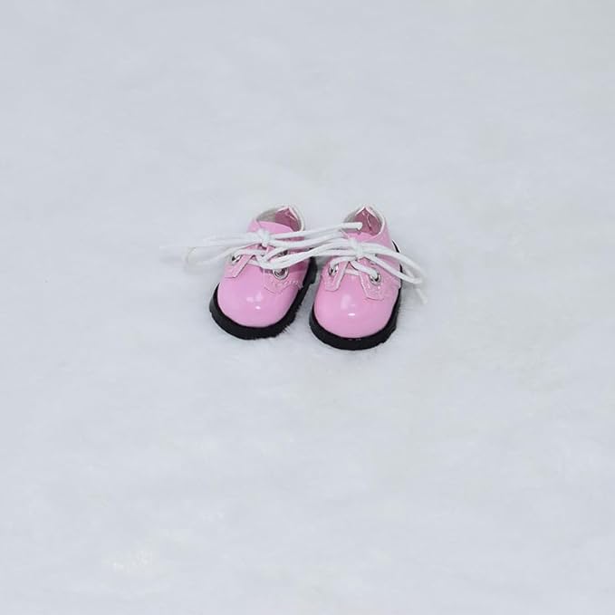 Compatible with Labubu Doll Shoes for 17cm Doll,Shoes Used for Labubu Accessories (P-Pink)