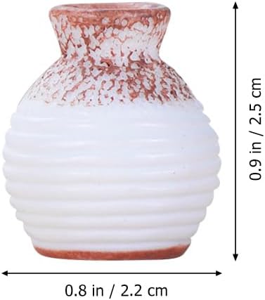 Ciieeo 24 Pcs Micro Landscape Vase Small House Flower Vase Tiny Homes Miniature Model Tiny House Decorations Mini House Accessories Tiny House Accessories Trinkets Resin Doll House