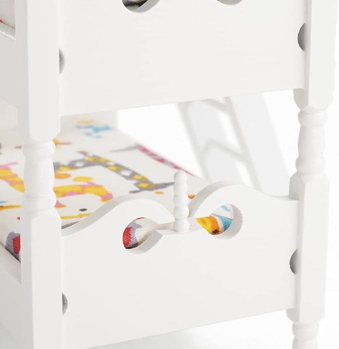 Odoria 1/12 Miniature Bunk Bed Dollhouse Furniture Accessories