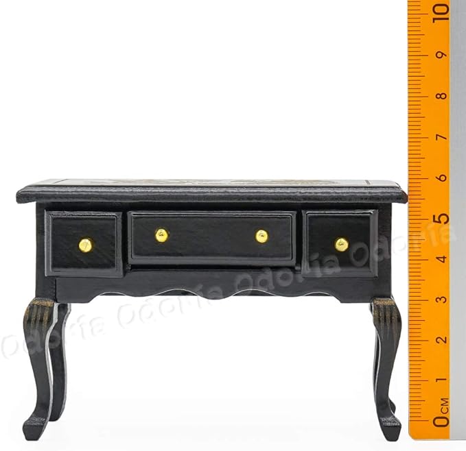 Odoria 1/12 Miniature Desk Dollhouse Furniture Accessories