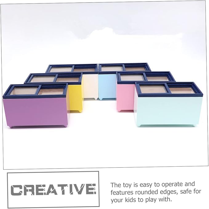 BESPORTBLE Miniature Playset Freezer for Dollhouse Toy Fridge 1:12 Scale Mini Furniture