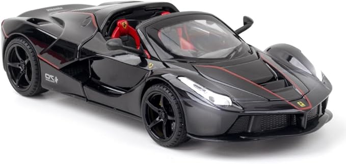 Toy Cars Model Roadster 1/22 Black LaFer Die-cast Vehicles with Sound and Light