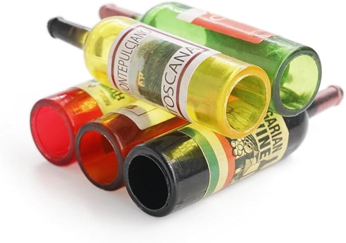 Odoria 1/6 Miniature Wine Bottles 5Pcs Dollhouse Decoration Accessories