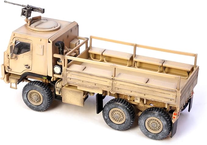 Motor City Classics 1:72 Scale US M1083 FMTV (Armoured Cab) Medium Tactical Vehicle – Desert Camouflage - 12219PB - Panzerkampf