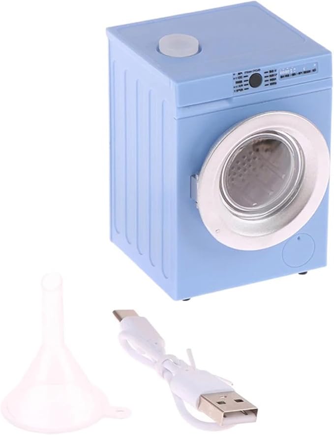 Sturdy 1 12 Scale Dollhouses Laundry Room Furniture Realistic Miniature Washing Machine with Interactive Features Dollhouses Accessory