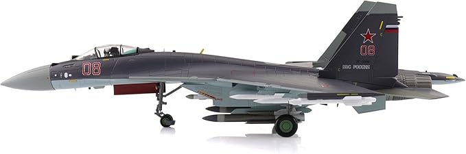 Hobby Master | 1:72 Scale Diecast Military Aircraft Replica | Su-35S Flanker E Red 03/RF-95242, 23rd IAP, 303rd DPVO, 11th Air Army, VKS | Model HA5712