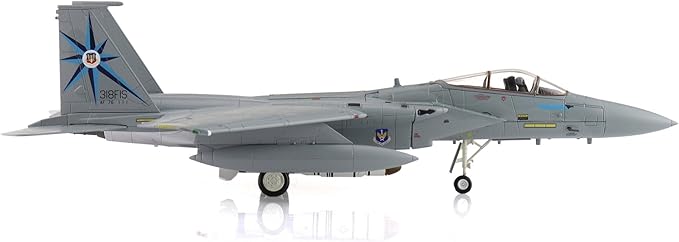 Hobby Master | 1:72 Scale Diecast Military Aircraft Replica | F-15A Eagle 76-0111, 318th FIS, USAF (with ASM-135 Missile) | Model HA4544