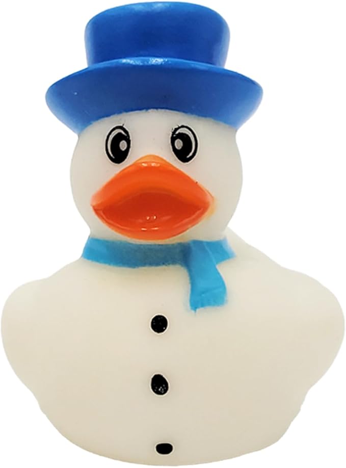 50 Christmas Holiday Rubber Duck Toy Duckies for Kids, Bath Birthday Gifts Baby Showers Summer Beach and Pool Activity, 2" (50-Pack)