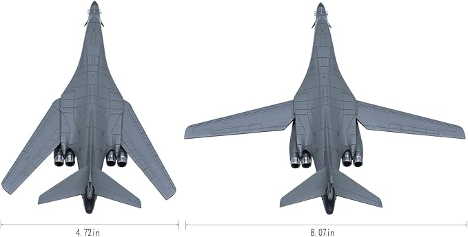 B-1B Lancer Fighter Attack Airplane Model 1/200 Military Aircraft Diecast Models