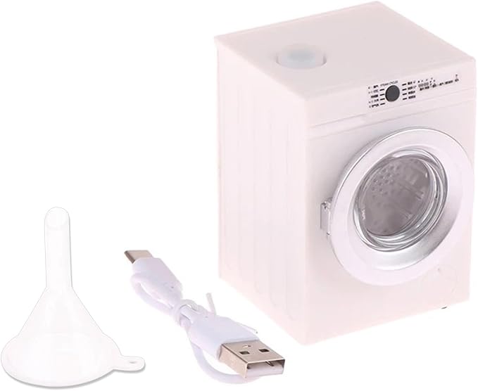 Sturdy 1 12 Scale Dollhouses Laundry Room Furniture Realistic Miniature Washing Machine with Interactive Features Dollhouses Accessory