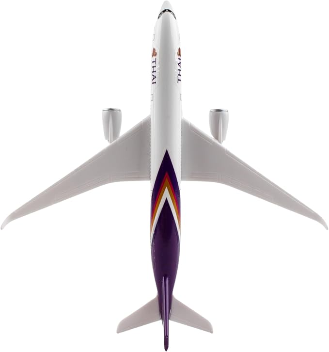 Daron Toy Airplane – Thai Airways Single Plane – Die-Cast Metal Model Airplane Toy with Plastic Parts & Authentic Livery for Kids Ages 3+