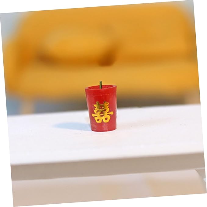 BESPORTBLE 2 Pairs Scale Mini House Ornament Lightweight Bedroom Decoration for Dollhouse