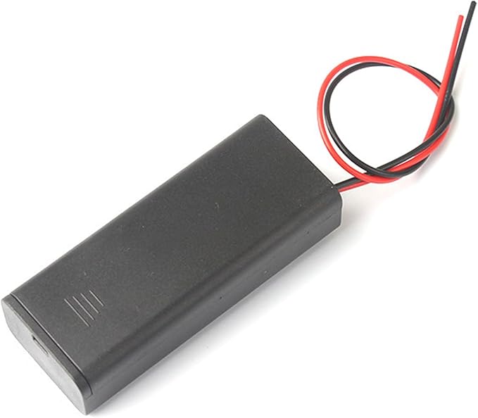 Kisoy DIY House Accessory for Dollhouse Miniature-3 PCS of AAA Battery Packs with 6 PCS of Light Wires