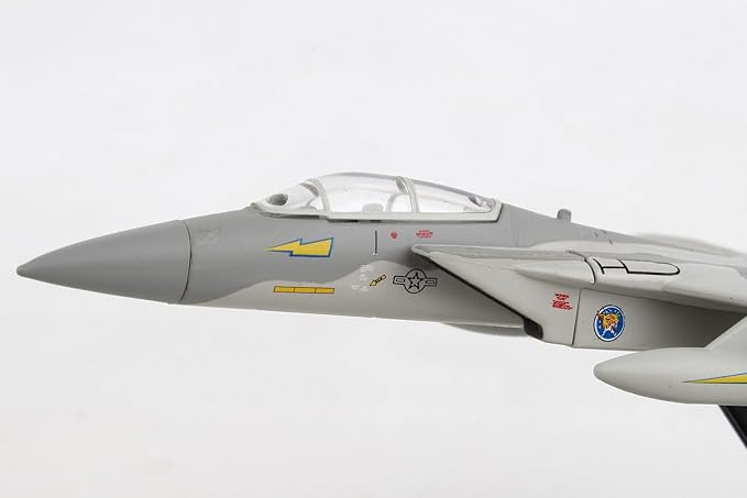 Daron Postage Stamp F-15 Eagle 5th Fighter Interceptor Sqn. 1/150 Scale, Gray, unisex, adult Grey