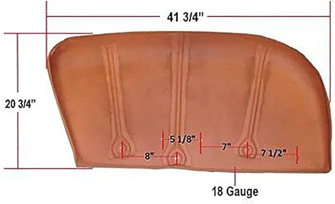 RAParts 70237342 New RH Fender Fits Allis Chalmers AC Tractor Models D17 D19