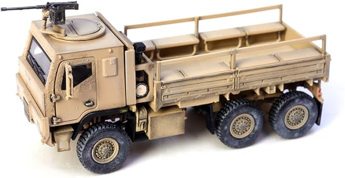 Motor City Classics 1:72 Scale US M1083 FMTV (Armoured Cab) Medium Tactical Vehicle – Desert Camouflage - 12219PB - Panzerkampf