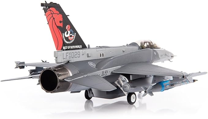 JC Wings | 1:72 Scale Model Military Aircrafts | F-16D Fighting Falcon, Republic of Singapore Air Force, 425th Fighter Squadron, Peace Carvin II, 30th Anniversary, 2023 | Model JCW-72-F16-024