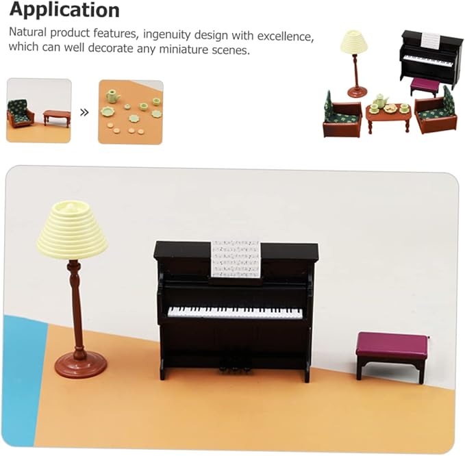 SUPVOX 1set Miniature Dollhouse Furniture Realistic of Wear-Resistant Decor for Mini Houses Accessory for Dollhouse Landscaping and Scene Layout