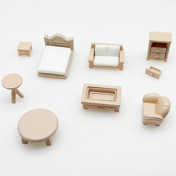 Cayway 16 PCS Fairy Garden Accessories Mini Chairs and Tables, Mini Furniture Accessories for Micro Landscape Decoration