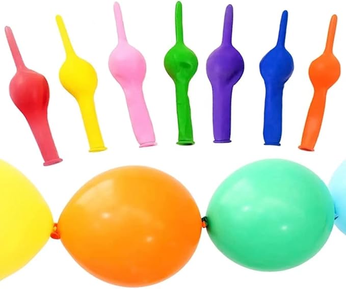 ADIDO EVA Link Balloons Dark Green 12 Inch Latex Quick Linkale Balloon 80 Pcs for Birthday, Halloween, Christmas, Party Festival Decorations