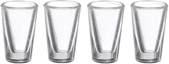 Dollhouse Miniature 1:12 Scale 4pc Water Glasses SET #G7267