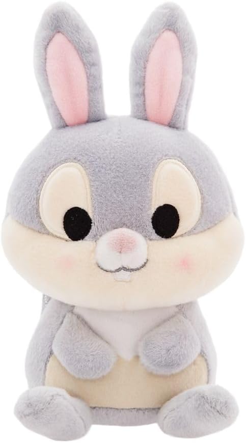 Disney Store Official Mini Mix-Its Plushies – Thumper - Cute Stuffed Animals - Mix & Match Detachable Hats - Hook and Loop Strap - Plush Toys for Kids and Collectors, 7 Inch