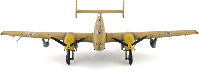 Hobby Master | 1:72 Scale Diecast Military Aircraft Replica | BF 110E-2 3U+AR, 7./ZG 26, Italy 1941 (Special Weathered Version) | Model HA1817