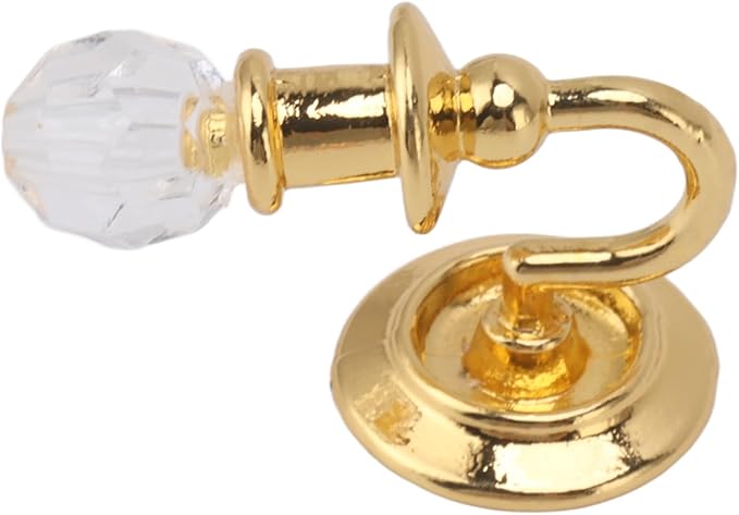 TOPINCN Vintage Green Miniature Dollhouse Wall Lamp, Delicate Cute Alloy Plastic Mini Lamp with Detailed Design, for 1:12 Doll House Bedroom Living Room Decoration