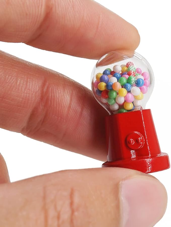 Odoria 1/12 Miniature Gumball Machine Dollhouse Decoration Accessories