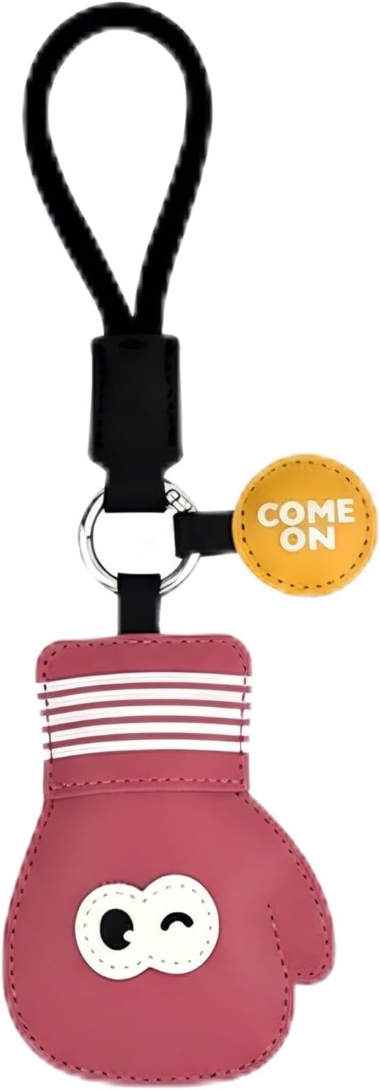MemeChic Table Tennis Paddle Keychain ，Mini PU Leather Ping Pong Bag Racket Bag Backpack Charm & Car Keychain Holder, Unique Sporty Keychains Gift for Men Women