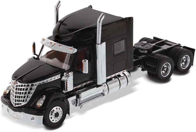 International Lonestar Sleeper Cab Truck Tractor Black 1/50 Diecast Model by Diecast Masters 71023