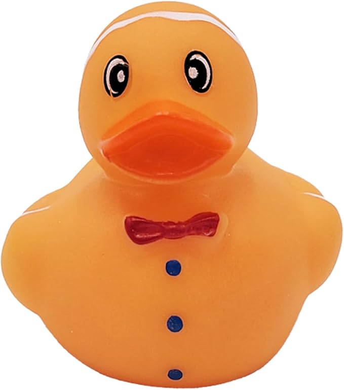 100 Christmas Holiday Rubber Duck Toy Duckies for Kids, Bath Birthday Gifts Baby Showers Summer Beach and Pool Activity, 2" (100-Pack)