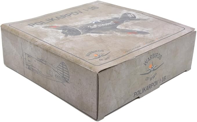 Motor city classics 1:72 Scale Military Diecast Collectible | Polikarpov I-16 - USSR | Militaria Diecast Model 27289-41