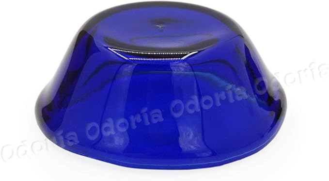 Odoria 1/12 Miniature Glass Bowl Dollhouse Decoration Accessories, Blue