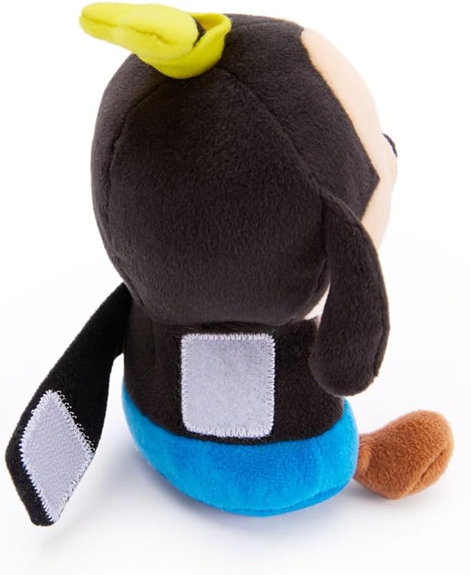 Disney Store Official Mini Mix-Its Plushies – Goofy - Cute Stuffed Animals - Mix & Match Detachable Hats - Hook and Loop Strap - Plush Toys for Kids and Collectors, 7 Inch
