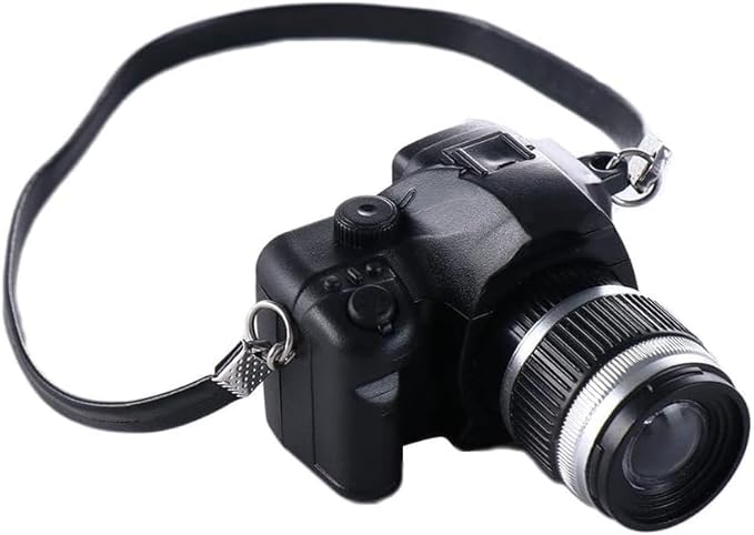 1:4 Scale Mini Camera Prop Ornament Vintage Camera Model, Miniature Digital Camera Mini Decoration Accessories Photography Props Ornament(Style 4)