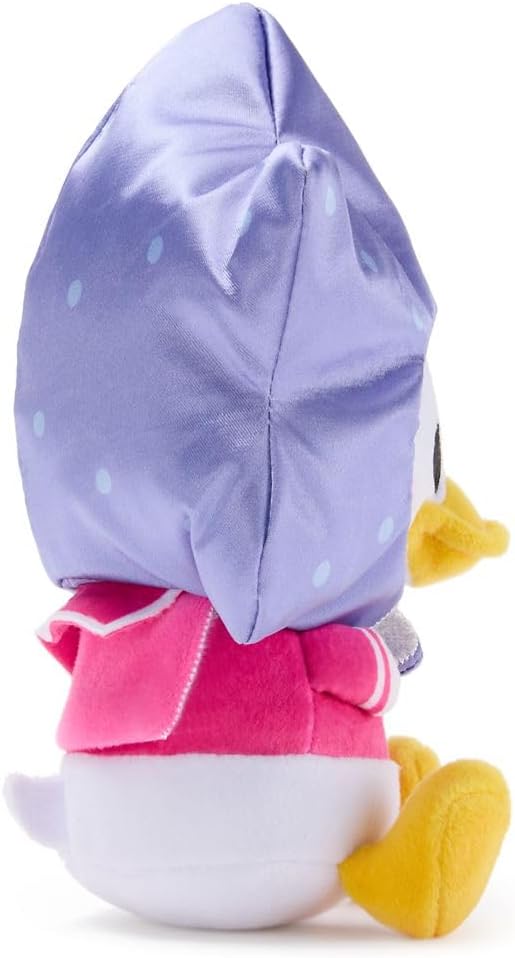 Disney Store Official Mini Mix-Its Plushies – Donald Duck - Pink Shirt - Cute Stuffed Animals - Mix & Match Detachable Hats - Hook and Loop Strap - Plush Toys for Kids and Collectors, 7 Inch