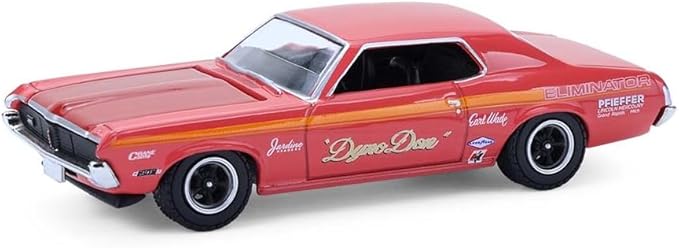 Greenlight Collectibles 13370-A Muscle Series 30-1:64 Scale Diecast Model - 1969 Mercury Cougar Eliminator - Dyno Don