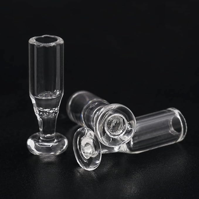 Odoria 1/12 Miniature Champagne Glasses 3Pcs Dollhouse Decoration Accessoriess