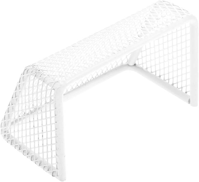 UPKOCH Mini Soccer Goal for Dollhouse Realistic Football Net for Indoor Play Miniature Settings Easy to Assemble Sports Decor Enhances Coordination Skills Fosters Team