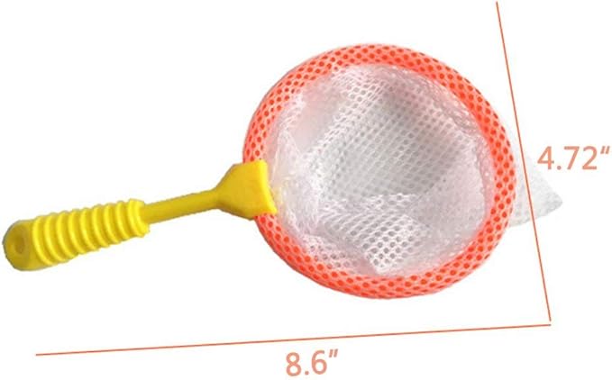 Shindel Durable Kids Bug Catcher Nets, 6PCS Insect Collecting Net Bath Toy Adventure Tool Early Learning Tool for Specimen Observation