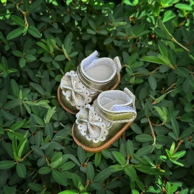 Compatible with Labubu Doll Shoes for 17cm Doll,Shoes Used for Labubu Accessories (GZA-Gold)