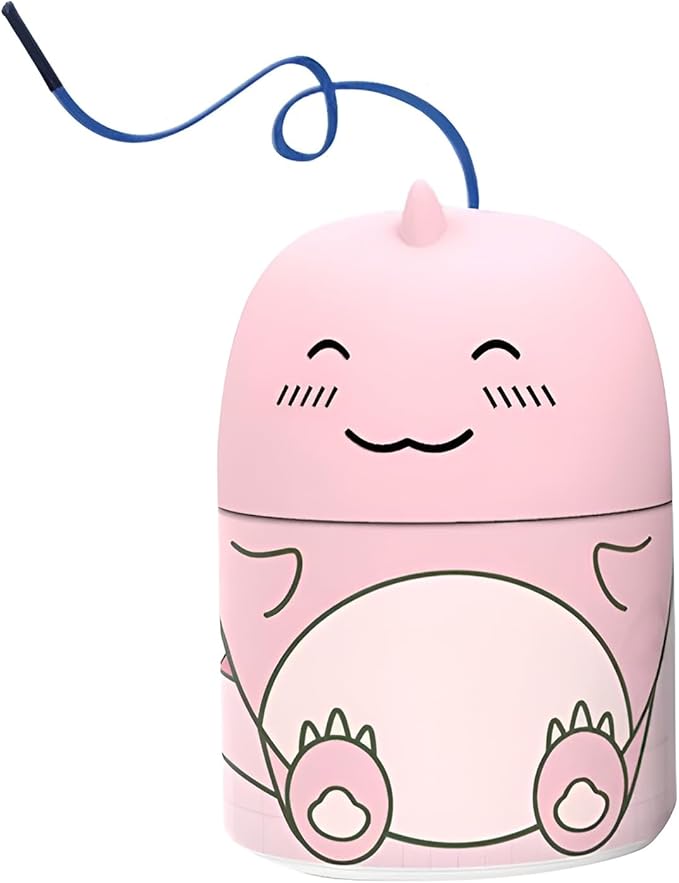 MOGOXION Toilet Bowl Cleaners Automatic Toilet Cleaner for Inside the Bowl Bathroom Toilet Tank Cleaner Dinosaur Shape Design Household with Rope Toulet Cleaning Supplies - Pink Peach Scent