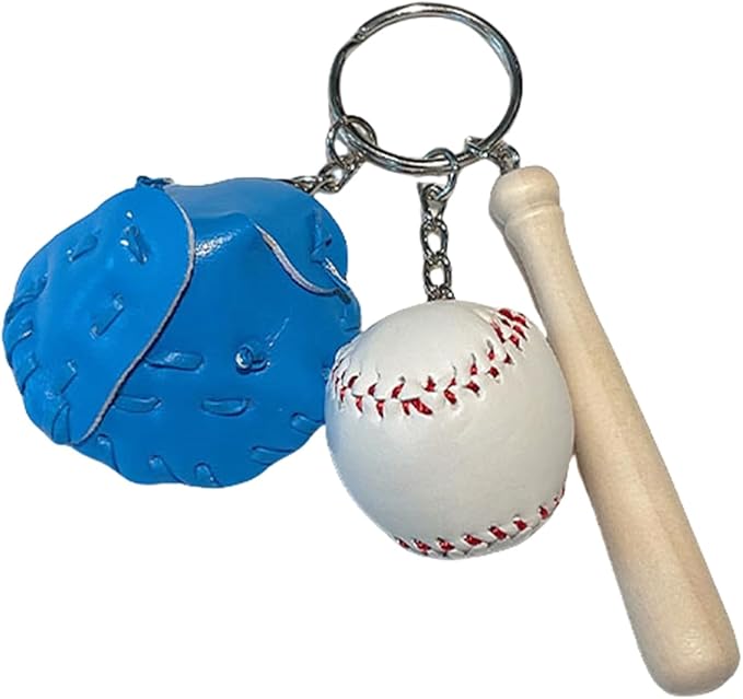COSTOYFUN Mini Cute Soccer Keychain Bowling Tennis Baseball Keychain for Men Women Boys Girls Gift