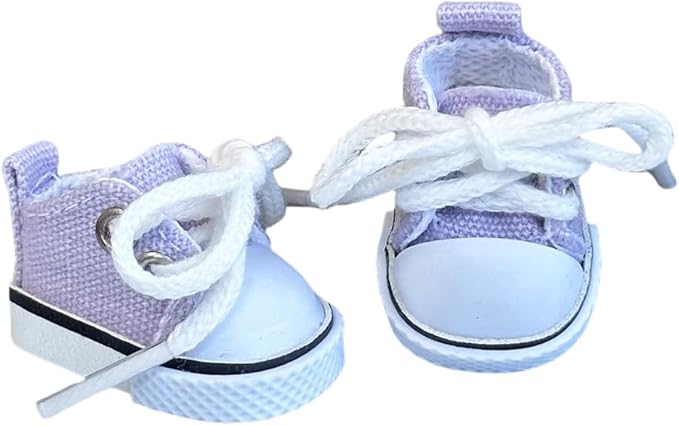 Compatible with Labubu Doll Shoes for 17cm Doll,Shoes Used for Labubu Accessories(F-Purple)