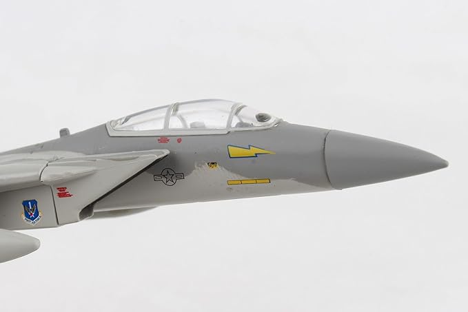 Daron Postage Stamp F-15 Eagle 5th Fighter Interceptor Sqn. 1/150 Scale, Gray, unisex, adult Grey