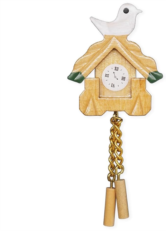 Odoria 1/12 Miniature Cuckoo Clock Dollhouse Decoration Accessories