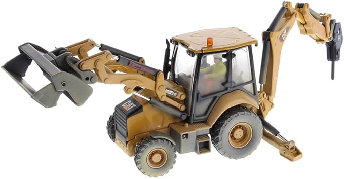Diecast Masters 1:50 Cat 420F2 IT Weathered Backhoe Loader