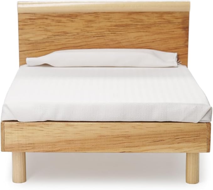 Odoria 1/12 Miniature Single Bed Dollhouse Furniture Accessories